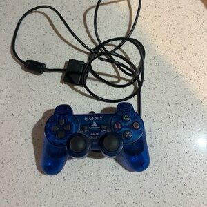 Sony DualShock Transparent Blue Controller